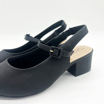 Modare 7340-125 Pointy Toe Slingback Pump in Black